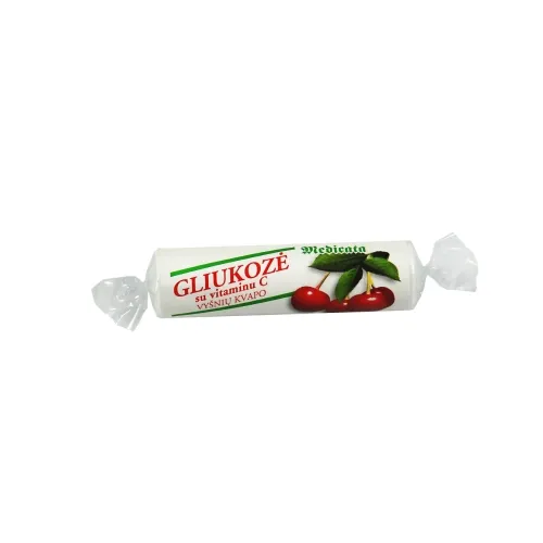 Product image of Gliukozė su vitaminu C, vyšnių kvapo, N10
