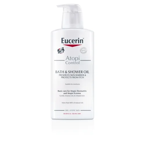 EUCERIN prausimosi aliejus atopinei odai ATOPICONTROL, 400ml