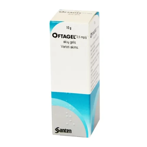 Product image of Oftagel 2.5mg/g akių gelis 10g