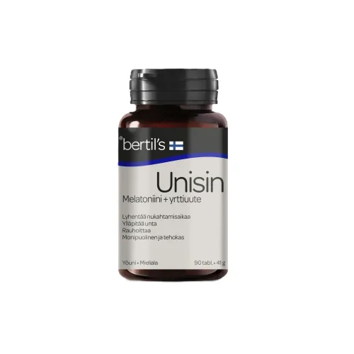 Product image of BERTIL's Unisin su melatoninu, tabletės N90