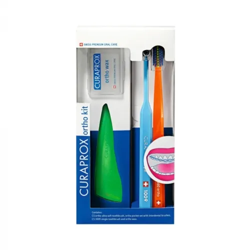 CURAPROX ortodontinis rinkinys breketų (kabių) priežiūrai ORTHO KIT N1 -  