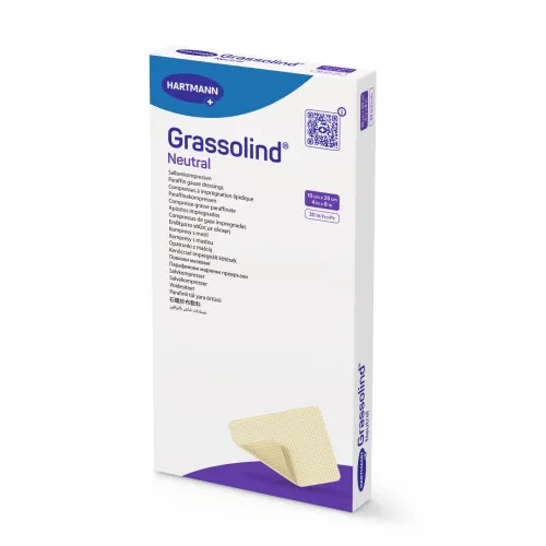 Product image of GRASSOLIND NEUTRAL sterilus tinklelinis tvarstis, 10 x 20 cm, 1 vnt.