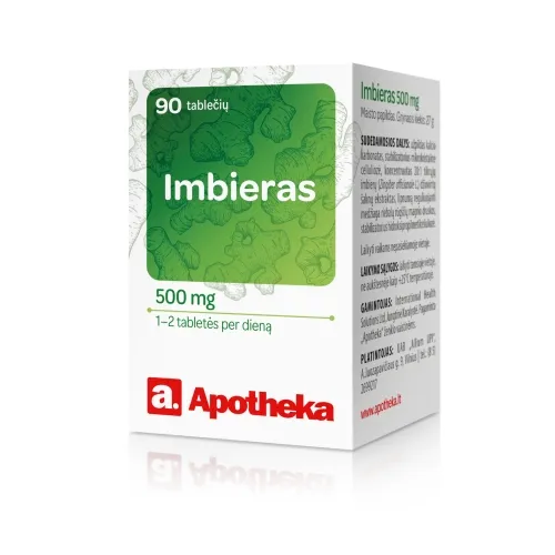 APOTHEKA Imbieras 500mg, N90 -  