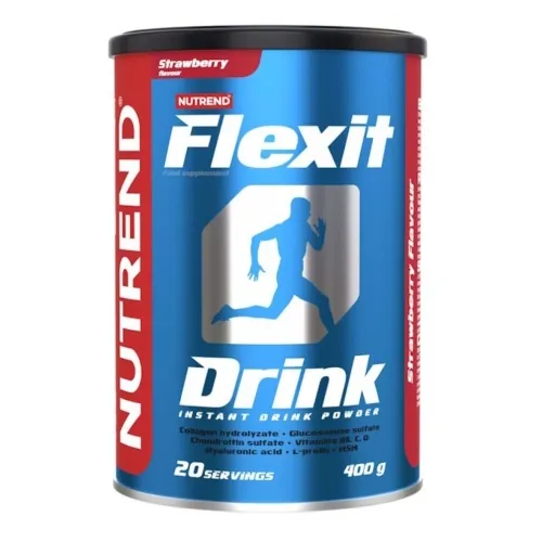 FLEXIT Drink, braškių skonio, 400g