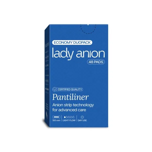 Product image of Lady ANION Pantiliner, kasdienio naudojimo ploni įklotai, 48 vnt.