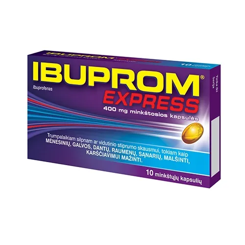 Ibuprom Express 400mg caps. N10