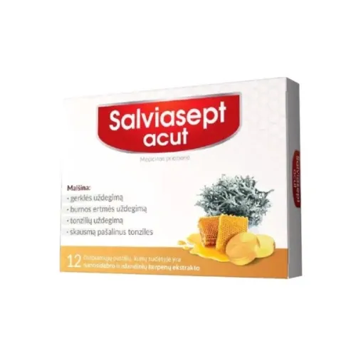 Product image of SALVIASEPT ACUT, pastilės, N12