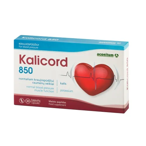 ACONITUM KALICORD 850, 30 kapsulių