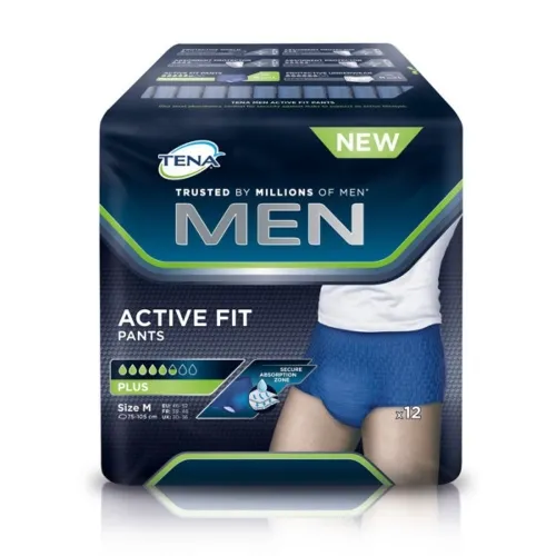 Product image of TENA vyriškos sauskelnės kelnaitės MEN PANTS PLUS, S/M dydis, N12