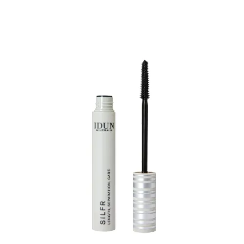 IDUN Minerals blakstienų tušas rudos spalvos SILFR, 10ml