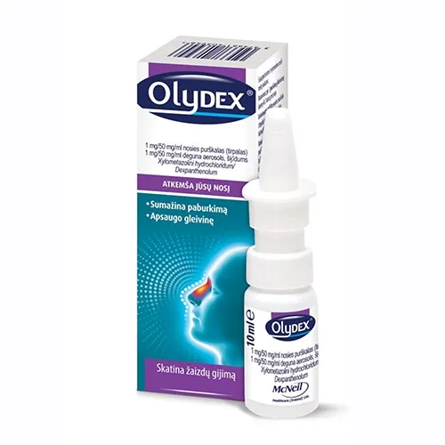 Product image of OLYDEX 1mg/50mg/ml nosies purškalas (tirpalas) 10ml