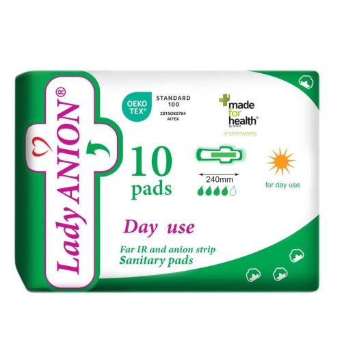 Dieniniai paketai Lady ANION Day Use su anijonine juostele, N10