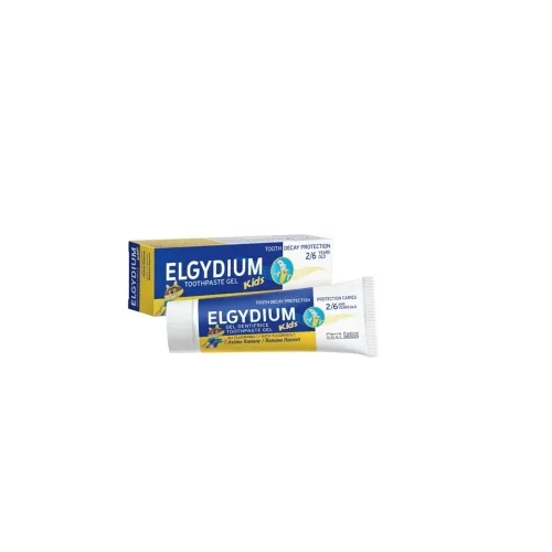 Product image of ELGYDIUM KIDS Banana dantų pasta-gelis vaikams, bananų skonio, 2-6 m.
