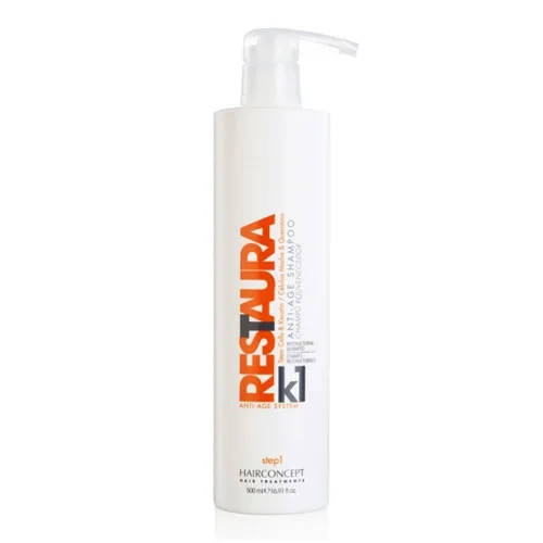 RESTAURA K1 atstatomasis šampūnas plaukams, 500ml -  