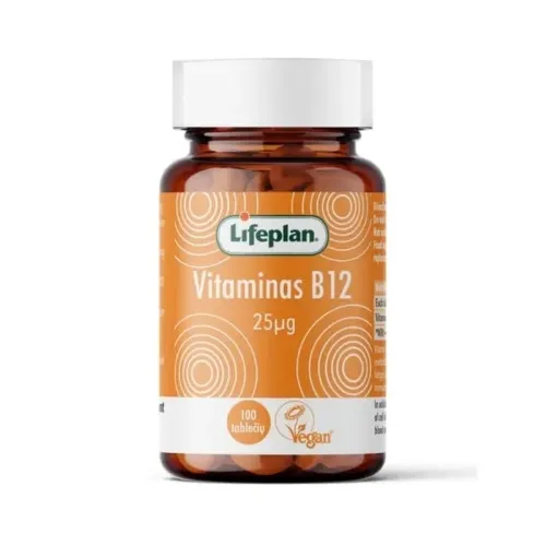 Product image of LIFEPLAN vitaminas B12 25 µg, N100