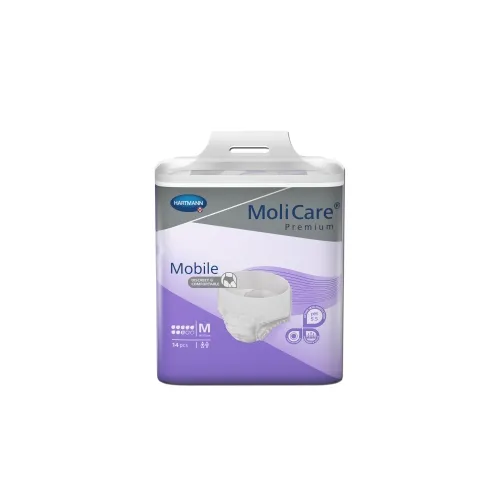 Product image of MOLICARE MOBILE sauskelnės-kelnaitės, 8 lašai, M, 14 vnt.