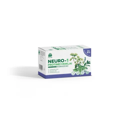 ŠVF žolelių arbata NEURO-1 PROTINEI VEIKLAI, 2g x N20