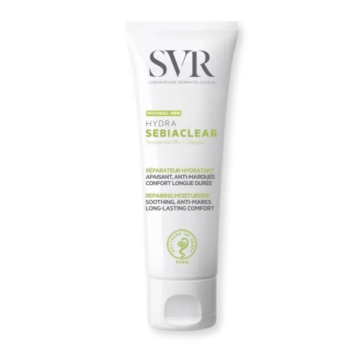 SVR drėkinamasis kremas veido odai SEBIACLEAR HYDRATANTE, 40ml
