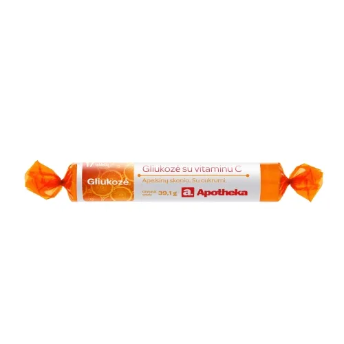 APOTHEKA Gliukozė su vitaminu C, N17 -  