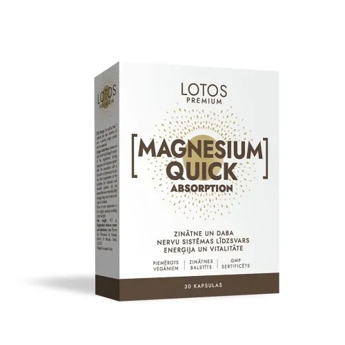 LOTOS PREMIUM Magnesium Quick Absorbtion, N30 -  