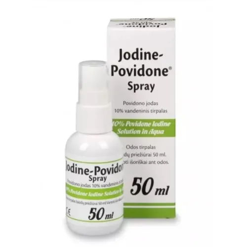 Jodine-Povidone purškalas, 10%, 50ml -  