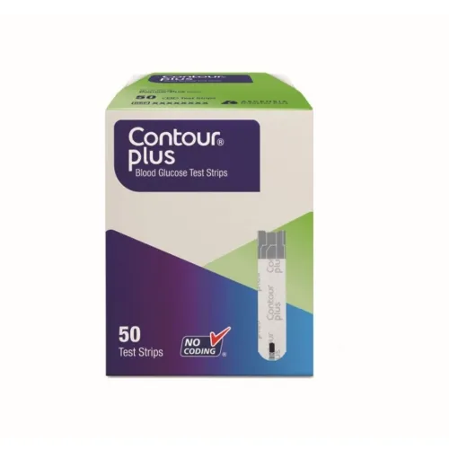 Contour plus diagnostinės juostelės, 50 vnt