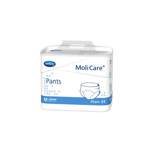 Product image of MOLICARE PANTS sauskelnės-kelnaitės, 6 lašai, M, 20 vnt.