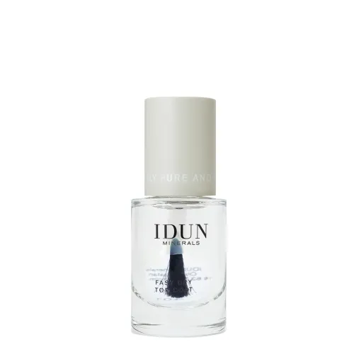 Product image of IDUN Minerals greitai džiūstantis viršutinis nagų lako sluoksnis, 11ml