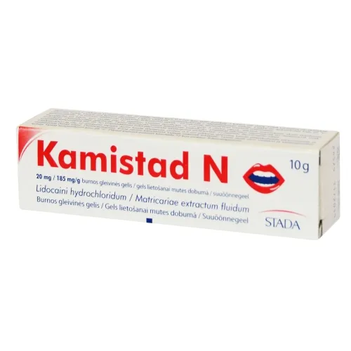 Kamistad N 20mg/185mg/g gelis 10g