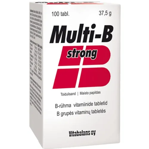 VITABALANS MULTI-B STRONG tabletės N100