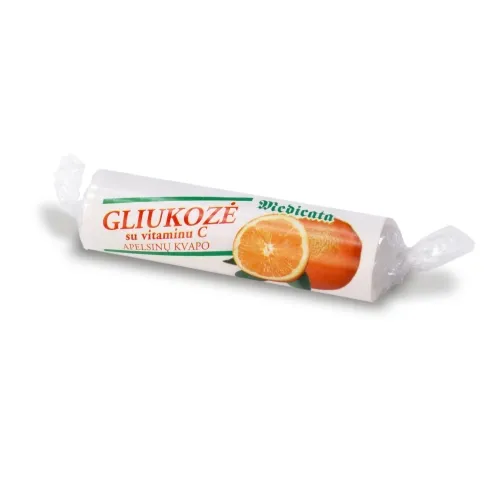 Product image of Gliukozė su vitaminu C, apelsinų kvapo, N10