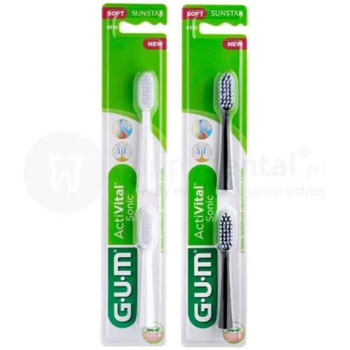 G.U.M. keičiamos galvutės ACTIVICAL SONIC POWER, N2 -  