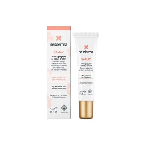 SESDERMA akių kontūro kremas jautriai odai SAMAY, 15ml -  