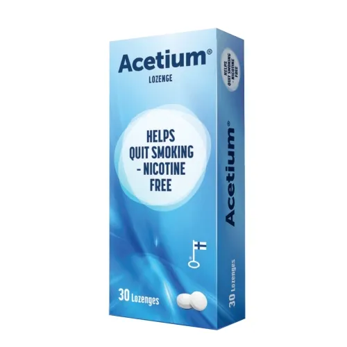 LOZENGE® pastilės nuo rūkymo ACETIUM, 30 pastilių -  