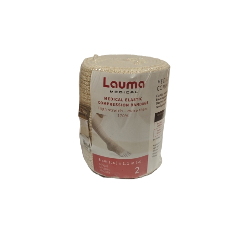 Lauma Medical elastinis tvarstis, 8 cm x 1,1 m
