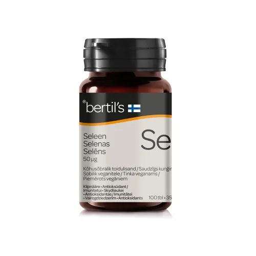 BERTIL'S Selenas 50μg SE, 100 tablečių