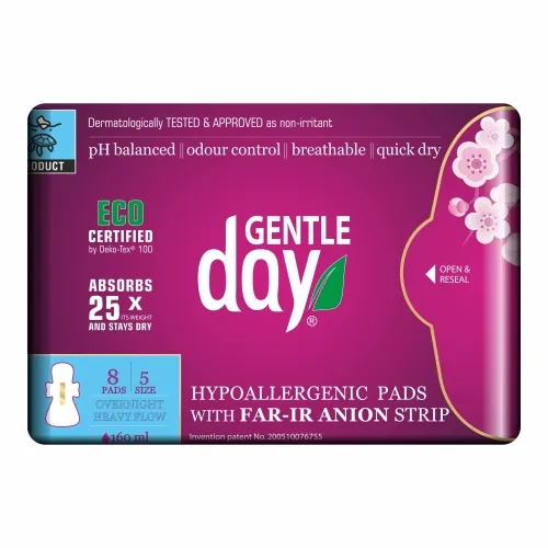 Gentle Day Far-IR Anion ekologiški naktiniai paketai N08