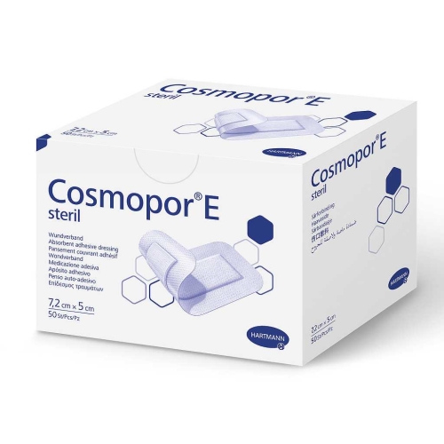 HARTMANN sterilus lipnus pleistras COSMOPOR E, 7.2 x 5cm, N50