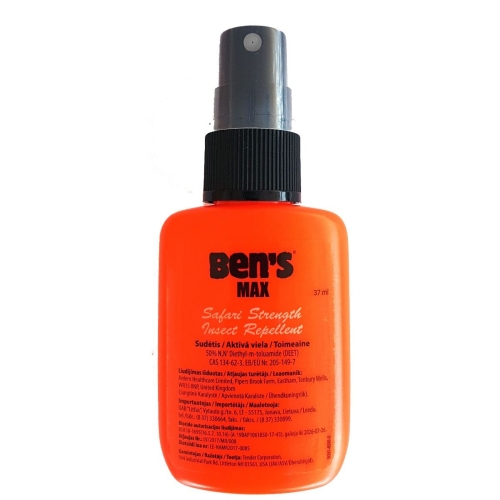 BEN'S purškiklis vabzdžiams atbaidyti MAX, 37ml
