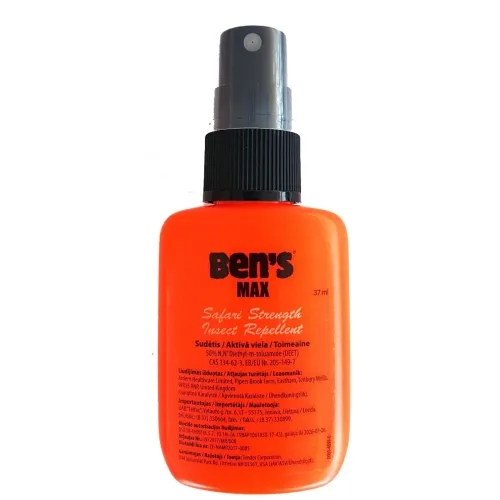 BEN'S purškiklis vabzdžiams atbaidyti MAX, 37ml
