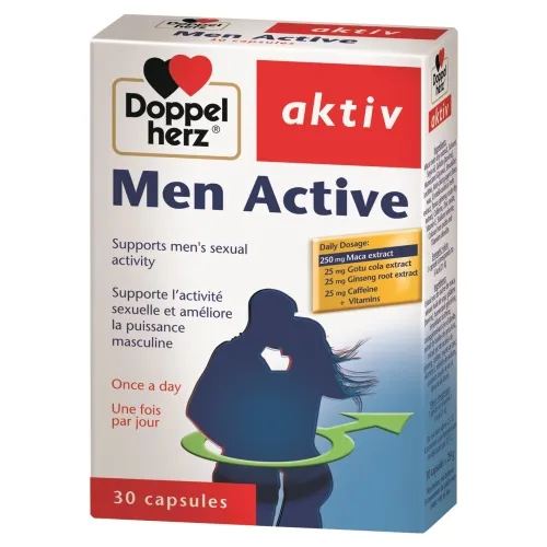 DOPPELHERZ AKTIV MEN ACTIVE, 30 kapsulių