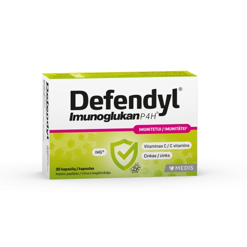 Defendyl-Imunoglukan P4H, 30 kapsulių