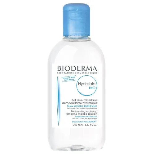 BIODERMA micelinis valomasis vanduo jautriai odai HYDRABIO H2O, 250ml -  