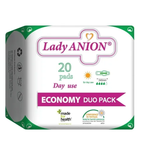 Dieniniai paketai Lady ANION Day Use su anijonine juostele, N20
