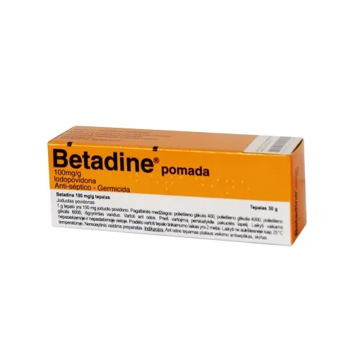 Product image of Betadine 100mg/g tepalas 30g (LI)