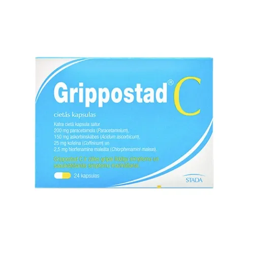 Product image of Grippostad C kietosios kapsulės N24