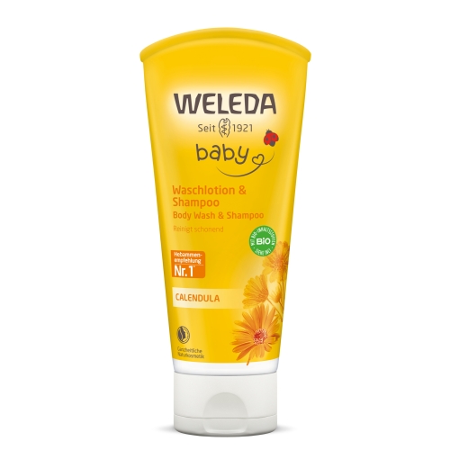 WELEDA CALENDULA vaikiškas šampūnas ir prausiklis 200ml -  