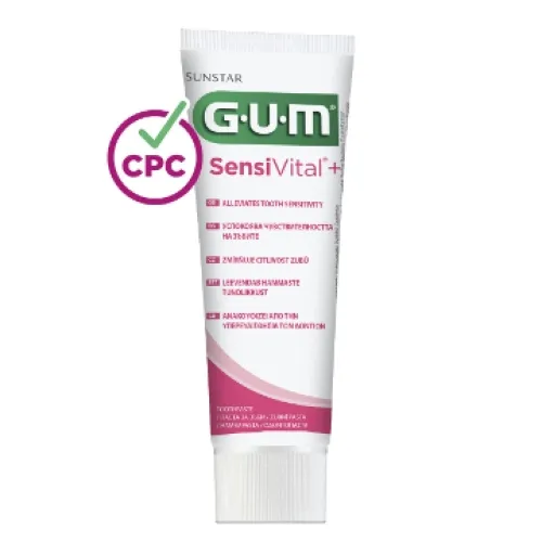 G.U.M. dantų pasta kasdienei apsaugai SENSIVITAL+, 75ml