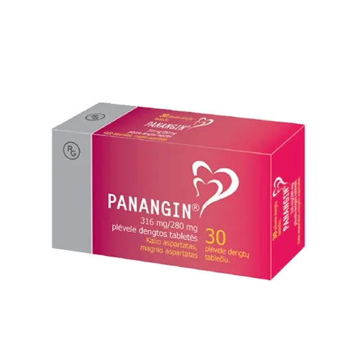 Panangin 316mg/280mg tab. N30