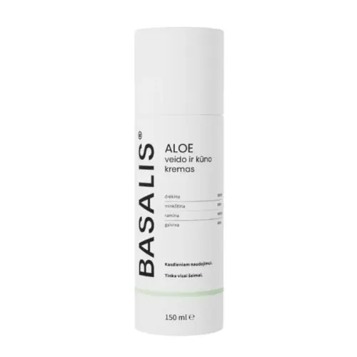 BASALIS veido ir kūno kremas ALOE, 150ml -  